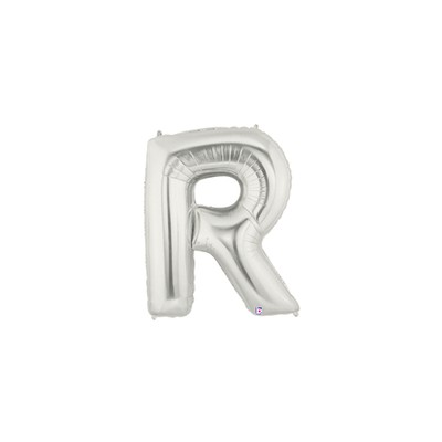 LETRA -R- PLATA MEDIDA 40.6CM