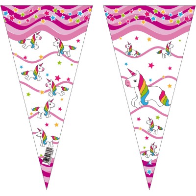 BOLSAS CONO UNICORNIO 100U