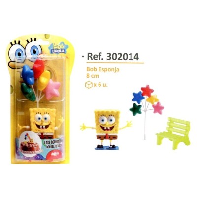 KIT TARTA BOB ESPONJA PVC
