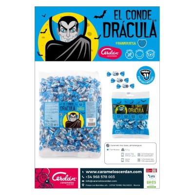 CG.CARAMELO FRAMBUESA DRACULA KG 225U