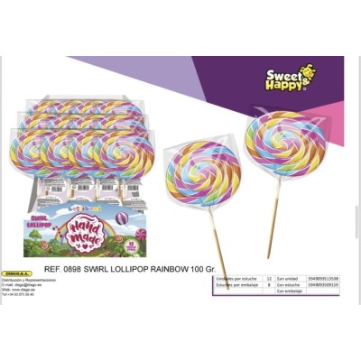 PIRULETA GIGANTE IRIS 100GRSX12