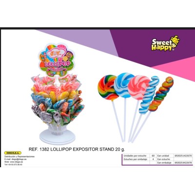 PIRULETA EXPOSITOR STAND 20GRSX60U