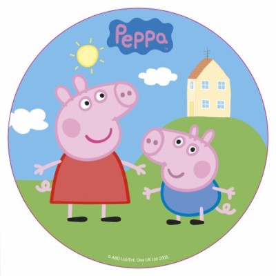DISCO OBLEA PEPPA PIG 16CM
