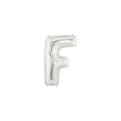 LETRA -F- PLATA MEDIDA 40.6CM