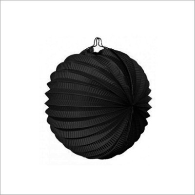 FAROLILLO PAPEL NEGRO 22CM