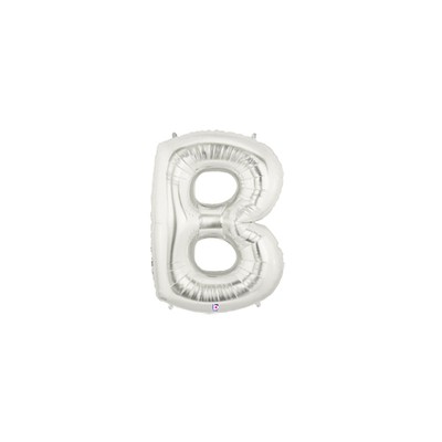 LETRA -B- PLATA MEDIDA 40.6CM