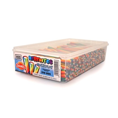 REGALIZ DAMEL 210U RELLENO COLORES