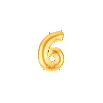 NUMERO ORO -6- MEDIDA 102CM