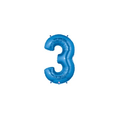 NUMERO AZUL -3- MEDIDA 102CM