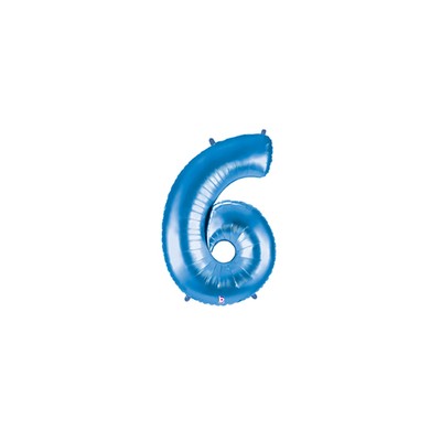 NUMERO AZUL -6- MEDIDA 102CM