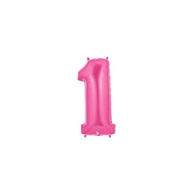 NUMERO ROSA -1- MEDIDA 102CM