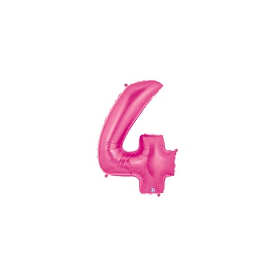 NUMERO ROSA -4- MEDIDA 102CM