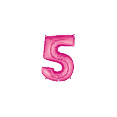NUMERO ROSA -5- MEDIDA 102CM