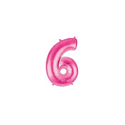 NUMERO ROSA -6- MEDIDA 102CM