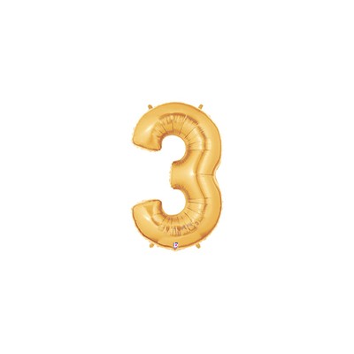 NUMERO ORO -3- MEDIDA 102CM
