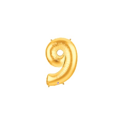 NUMERO ORO -9- MEDIDA 102CM