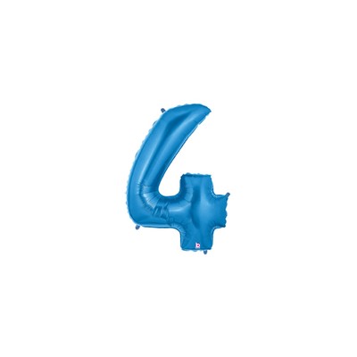 NUMERO AZUL -4- MEDIDA 102CM