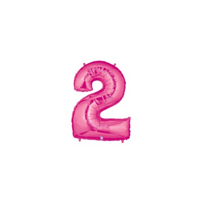 NUMERO ROSA -2- MEDIDA 102CM