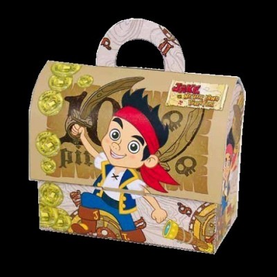 CAJA CUMPLE JAKE Y LOS PIRATAS 36U
