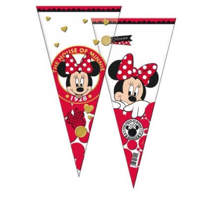 BOLSAS CONO MINNIE GOLD 50U