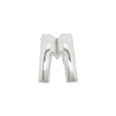 LETRA -M- PLATA MEDIDA 40.6CM