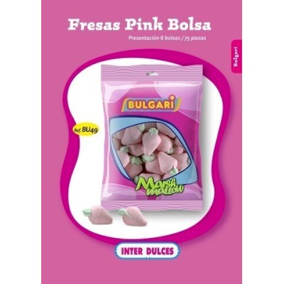INTERDULCES FRESAS PINK 100U