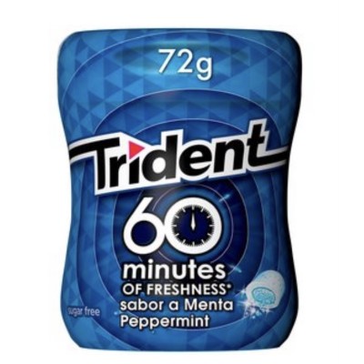 BOTE TRIDENT 60MIN MENTA 80GRS