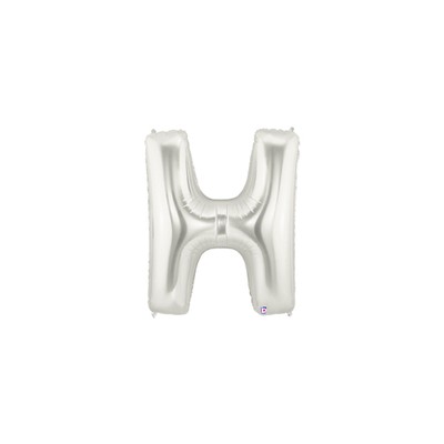 LETRA -H- PLATA MEDIDA 40.6CM